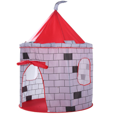 Cross-Border Children's Tent City Wall Castle Yurt Indoor Outdoor Baby Toy House Folding Mosquito Net Game House