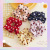 Large Intestine Hair Ring Ins Spring and Summer New Korean Sweet Dot Release Art Hair Rope Pastoral Style Letter Women's Hair Ring