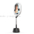 Live Streaming Lighting Lamp Fill Light and Camera Head Integrated Telescopic Folding Beauty Lamp 360 ° Smart Camera Head