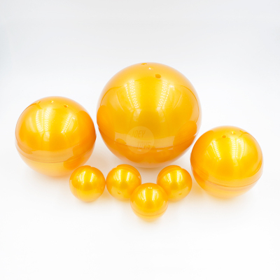 Metallic Gold Color Gashapon Capsules Surprise Blind Box Prize Balls