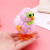 Winding Glasses Chicken Wind-up Toy Clockwork Chicken Plush Chicken Cute Toy Baby Children Plush Toy