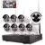 H.265 8CH 1080P Wireless NVR Kit CCTV Outdoor Video Surveillance Home Security Camera System WirelessF3-17162