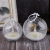 Cross-Border Retro European Creative Candle Light Sand Glass Ball Hanging Led Flame Candle Indoor Decorative Light