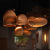 Honeycomb Bare Pupa Dining-Room Lamp Coffee Shop Lamp Paper Leather Lamp Thai Bar Southeast Asian Style Silkworm Pupa Corrugated Paper Chandelier