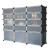 DIY Variety Environmental Protection Shoe Cabinet Combined Cabinet Creative Dustproof Folding Shoe Rack
