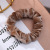 Cross-Border Supply European and American New Monochrome Hair Rope Flannel Tie Ponytail Solid Color Hair Ring Hair Band Gold Velvet Large Intestine Hair Ring