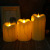 Light-Emitting Candle Light Supply Creative Led Plastic Simulation Tears Flame Candle Swing Battery Candle Wholesale