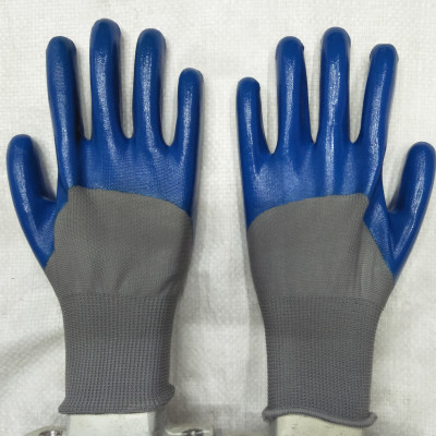 Factory in Stock Sales Nitrile Impregnated Protective Gloves Supplies 13-Pin Nylon Can Be Customized According to Customer Requirements