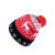 Knitted Hat Customized LED Christmas Lights Knitted Hat Ski Fur Ball Jacquard Hat