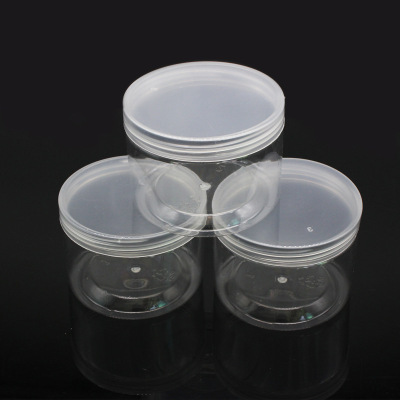 Factory Direct Sales New Rubber Band Jewelry Box Travel Storage and Carrying Rubber Band Jewelry Transparent Plastic Bucket Wholesale