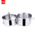 304 Stainless Steel Double-Layer Milk Steamer Composite Bottom Induction Cooker Open Fire Stove Universal with Steamer