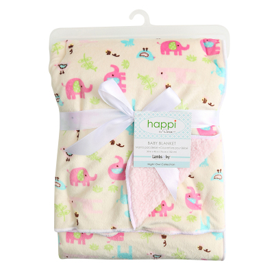 Babies' Woolen Blanket Newborn Soft Soothing Blanket Animal Printing Baby's Blanket Children's Blankets Beanie Blanket