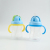 Wholesale Edible Silicon Feeding Bottle Newborn Weaning Wide Mouth Breast Milk Bottle Super Soft with One Straw