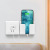 Punch-Free Mobile Phone Charging Wall-Mounted Wall Charging Base Bracket Bedside Fixed Adhesive Mobile Phone Holder