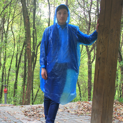 Disposable Raincoat Portable Thickened Wholesale Travel Children Men and Women Adult Outdoor Mountaineering Cycling Lightweight