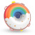 Summer Hot Selling Children's Beach Water Playing Stall Toy Donut Backpack Water Gun Boys and Girls Pull-out Water Gun