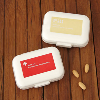 SDLP Portable Small Medicine Box 8-Cell Drug Storage Box Sealed Pill Box Travel Kit Mini 11136 a Week