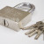 Fangyuan Lock Direct Sales 94mm Straight Padlock Warehouse Door Security Lock Copper Core 5 Computer Keys Padlock