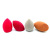 Factory Direct Supply Soft Cotton a Product Beauty Blender Powder Puff Oblique Cut Water Drop Combination Sponge Egg Smear-Proof Makeup Beauty Blender Makeup