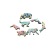New Products in Stock Wooden Puzzle Cross-Border Toys Colored Dogs Irregular Plane Irregular Three-Dimensional Animal Wooden Puzzle