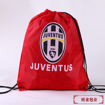 Factory Spot Direct Sales Lightweight Drawstring Drawstring Pocket Shopping Bag Football Table Buggy Bag Colors and Styles