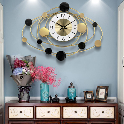 Clock Wall Clock Creative Art Clock Living Room Home Modern Simple Mute Personality Wall Clock Fashion Pocket Watch Affordable Luxury Style