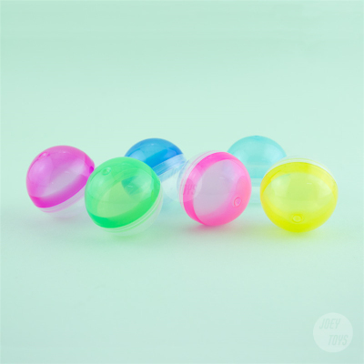 35mm Transparent Color Round Toy Capsules Mini Toy Figure Capsules 