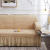 Lazy Nordic Simple Sofa Cover Seersucker Fabric Leather Sofa Cover Stretch All-Inclusive Universal