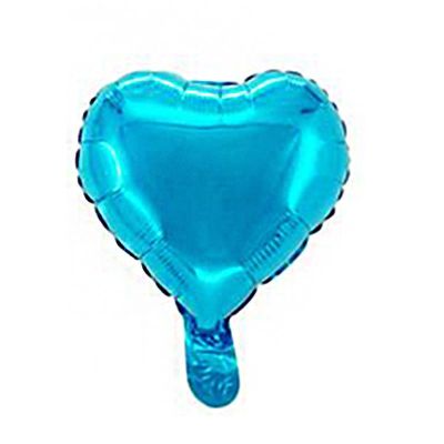 Aluminum Foil Balloon Specializes in Producing 10-Inch Peach Heart Aluminum Film Decorative Balloon Multi-Color Bright Color Heart-Shaped Decorative Balloon Scene