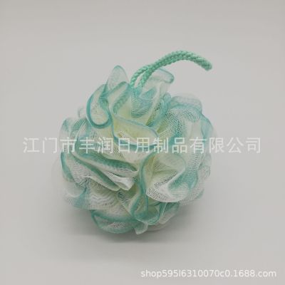 SOURCE Factory Korean Style Elegant Two-Color Two-Color Loofah New Soft Bath Easy Foaming Loofah Wholesale