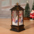 Cross-Border Wholesale Christmas Storm Lantern LED Electronic Candle Table Lamp Small Night Lamp Elderly Snowman Decoration Desktop Decoration