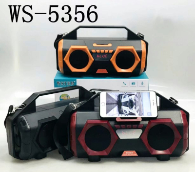 new model.WS-5356M.16PCS.FM radio. USB/TF card music player. Built -in Bluetooth. With rechargeable battery. Dc 5v 
