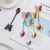Creative 304 Stainless Steel Butterfly Spork Can Be Hung Dessert Spoon Coffee Spoon Fruit Fork