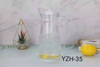New Glass Cold Water Bottle Cool Boiled Water Jug Household Large Capacity Glass Water Bottle
