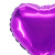 Aluminum Foil Balloon Specializes in Producing 10-Inch Peach Heart Aluminum Film Decorative Balloon Multi-Color Bright Color Heart-Shaped Decorative Balloon Scene