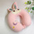 Factory Direct Sales Memory Foam Slow Rebound Cartoon Moon Rabbit Neck Pillow U-Shape Pillow Nap Pillow to Map and Sample Customization