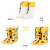 Smally Children's Cartoon Rain Boots Candy-Colored Rain Boots Rubber Water Shoes Cute Rubber Boots New Boys and Girls Non-Slip Sole