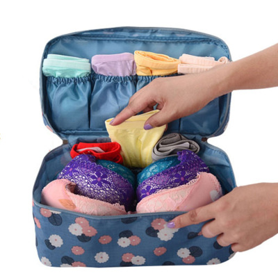 Travel Multi-Functional Underwear Storage Bag Second Generation Bra Bag Organizing Folders Korean Women's Travel Buggy Bag Wholesale