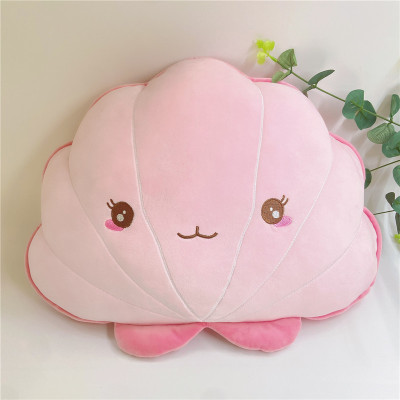 Factory Direct Sales Cartoon Shell Aquarium Plush Toy Doll Doll Cushion Pillow to Map and Sample Customization