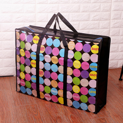 Thickened Cloth Moving Packing Bag Waterproof Luggage Bag Portable Folding Large Capacity Travel Bag Factory Wholesale