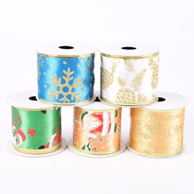 Factory Direct Sales Satin Ribbon Webbing Ribbon Christmas Gift Decorative Band Set Handmade DIY Belt