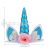 Unicorn Cake Candlestick Dress up Props European and American Unicorn Headband Children's Birthday Head Buckle Hair Acce