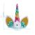 Unicorn Cake Candlestick Dress up Props European and American Unicorn Headband Children's Birthday Head Buckle Hair Acce