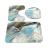 3D Printing Flannel Toilet Bathroom Toilet Three-Piece Floor Mat Absorbent Non-Slip Combination Carpet Factory Direct Sales