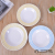 round Bone Dish Household Melamine Plastic Cake Table Garbage Side Plate Fruit Plate Cute Light Luxury Small Plate