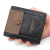 Menbense New Men's Short Retro Wallet Large Capacity Fashion Casual Multiple Card Slots Men's Zipper Wallet