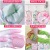 Fleece-Lined Thickened Dishwashing Gloves Waterproof Rubber Laundry PVC Pu Sleeve Plastic Kitchen Household Gloves