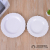 Porcelain-like White round Lace Plate Melamine Cutlery Plate Plastic Cold Dish Plate Hot Pot Dish Hotel Household