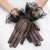 Cross-Border Bridal Wedding Gloves Fishnet Bow Wedding Dress and Cheongsam Gloves Elastic Hollow Wedding Gloves