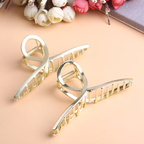 10 yuan store jewelry large metal back head gripper net red hairpin plate hair shark clip hair clip headdress clip